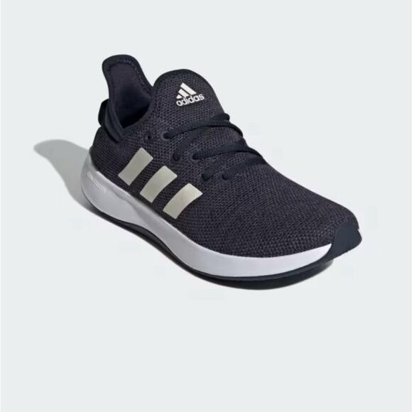 Size 6 Adidas Women's Cloudfoam Pure Legend Ink Orbit Grey Navy - Picture 2 of 7